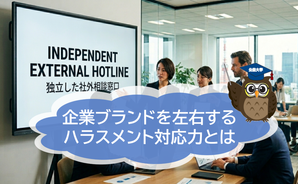 企業ブランドを左右するのはスピードと透明性を備えたハラスメント対応力！