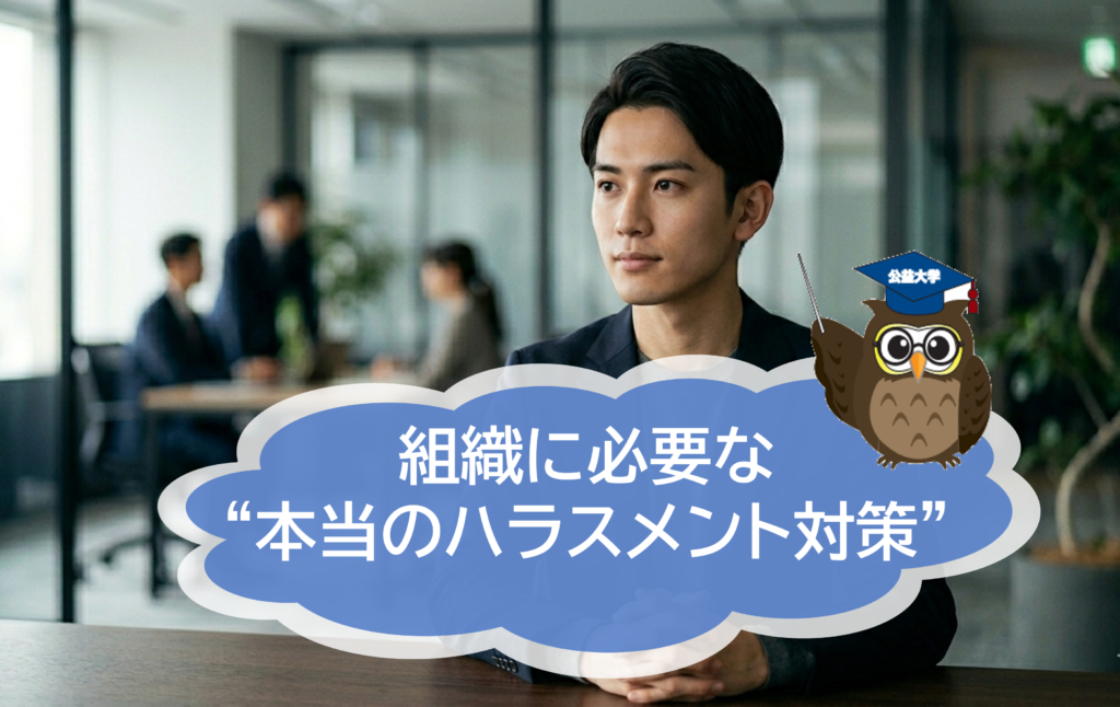 ミャクミャク仮装セクハラ問題から考える、組織に必要な“本当のハラスメント対策”