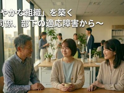 不調を生み出しにくい「健やかな組織」を築く～同僚、部下の適応障害から～
