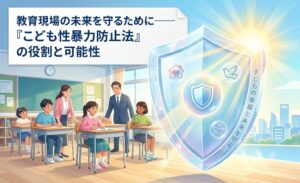 教育現場の未来を守るために――『こども性暴力防止法』の役割と可能性