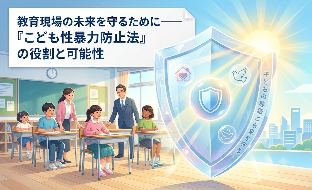 教育現場の未来を守るために――『こども性暴力防止法』の役割と可能性